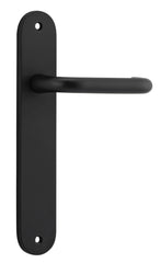 Door Lever Oslo Oval Latch Matt Black