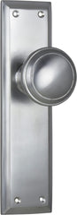 Door Knob Milton Latch Pair Satin Chrome