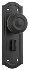 Door Knob Kensington Privacy Pair Matt Black