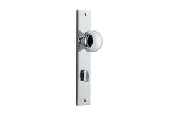 Door Knob Paddington Rectangular Privacy Polished Chrome