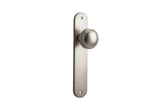 Door Knob Paddington Oval Latch Satin Nickel