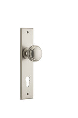 Door Knob Paddington Chamfered Euro Satin Nickel
