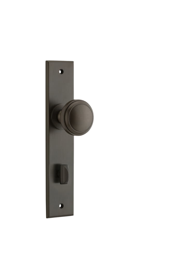 Door Knob Paddington Chamfered Privacy Signatute Brass