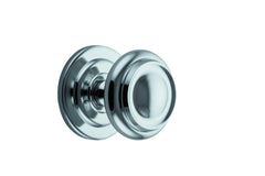 Centre Door Knob Sarlat Polished Chrome