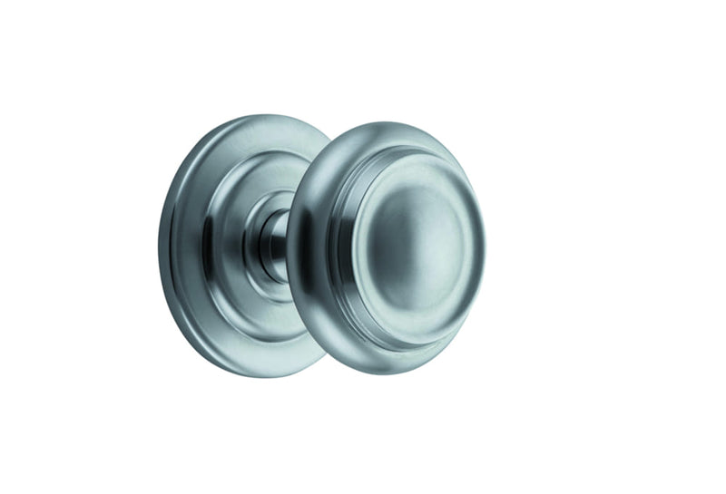 Centre Door Knob Sarlat Brushed Chrome