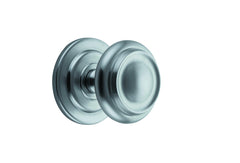 Centre Door Knob Sarlat Brushed Chrome