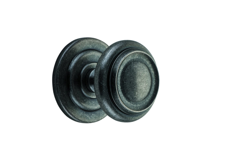 Centre Door Knob Sarlat Distressed Nickel