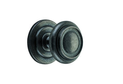 Centre Door Knob Sarlat Distressed Nickel