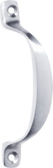 Pull Handle Offset Satin Chrome 100mm