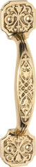 Pull Handle Ornate Polished Brass