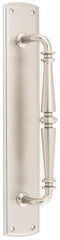 Pull Handle Sarlat Backplate Satin Nickel 380mm
