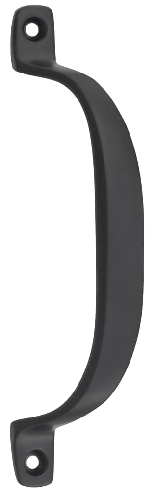 Pull Handle Offset Matt Black 130mm