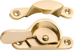 Sash Fastener Narrow Polished Brass