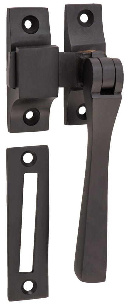 Casement Fastener Square Matt Black