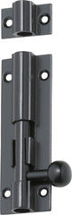 Barrel Bolt Matt Black 75mm