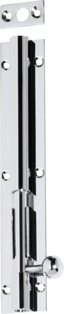 Barrel Bolt Long Throw Chrome Plated 150mm