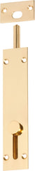 Barrel Bolt Reverse Polished Brass 150mm
