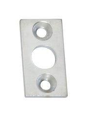 Plate Keeper Satin Chrome L25xW13mm Bolt 7.5mm