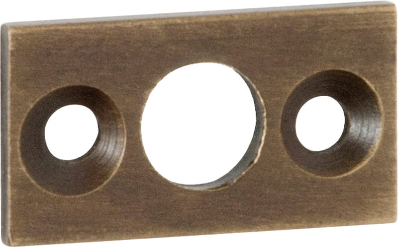 Plate Keeper Antique Brass L25xW13mm Bolt 7.5mm