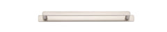 Cabinet Pull Osaka With Backplate Satin Nickel 256mm