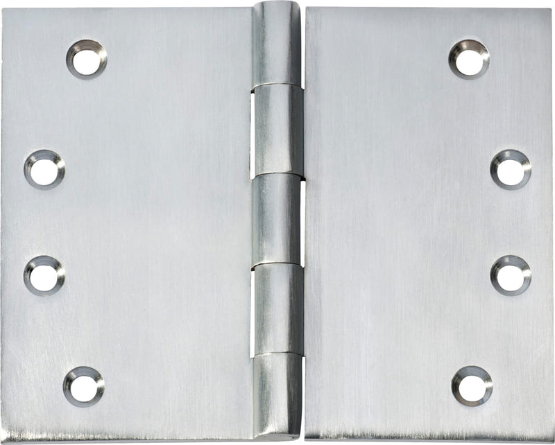 Hinge Broad Butt Satin Chrome H100xW125mm