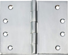 Hinge Broad Butt Satin Chrome H100xW125mm