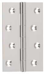 Hinge Fixed Pin Satin Nickel H100xW60mm