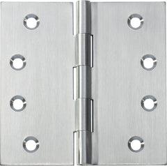 Hinge Fixed Pin Satin Chrome H100xW100mm