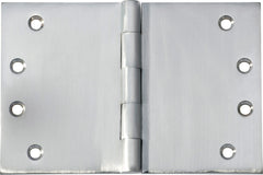 Hinge Broad Butt Satin Chrome H100xW150mm