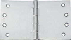 Hinge Broad Butt Satin Chrome H100xW175mm