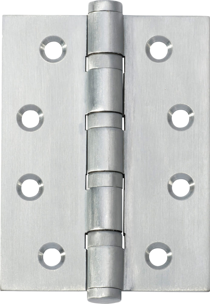 Hinge Ball Bearing Satin Chrome H100xW75mm