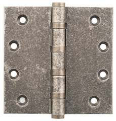 Hinge Ball Bearing Rumbled Nickel H100xW100mm