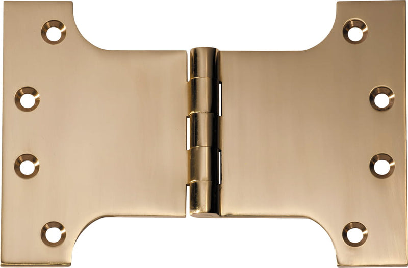 Hinge Parliament Polished Brass H100xW150mm
