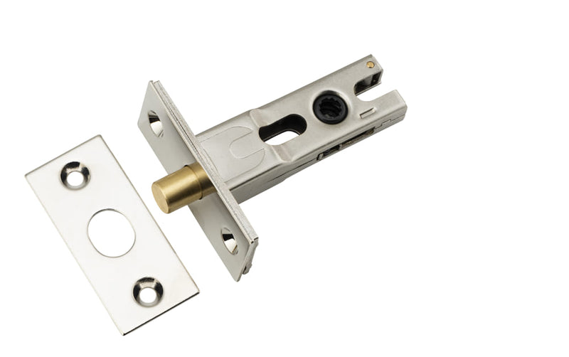 Privacy Bolt Round Bolt Polished Nickel Backset 45mm