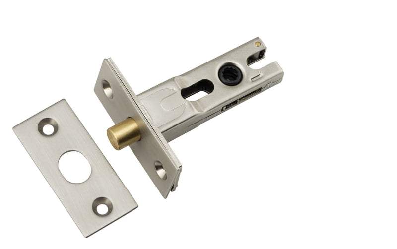 Privacy Bolt Round Bolt Satin Nickel Backset 45mm