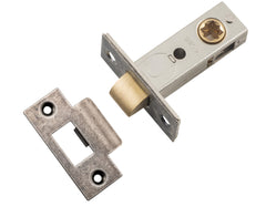 Tube Latch Split Cam 'T' Striker Distressed Nickel Backset 45mm