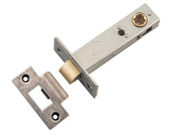 Tube Latch Split Cam 'T' Striker Distressed Nickel Backset 70mm