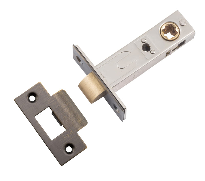 Tube Latch Split Cam Hard Sprung 'T' Striker Signature Brass Backset 60mm
