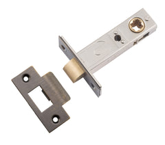 Tube Latch Split Cam Hard Sprung 'T' Striker Signature Brass Backset 60mm