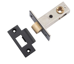 Tube Latch Split Cam Hard Sprung 'T' Striker Matt Black Backset 45mm