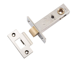 Tube Latch Split Cam Hard Sprung 'T' Striker Polished Nickel Backset 60mm