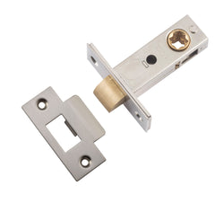 Tube Latch Split Cam Hard Sprung 'T' Striker Satin Nickel Backset 45mm