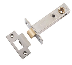 Tube Latch Split Cam Hard Sprung 'T' Striker Satin Nickel Backset 70mm