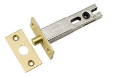 Privacy Bolt Round Bolt Brushed Gold PVD Backset 70mm