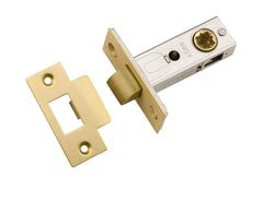 Tube Latch Split Cam Hard Sprung 'T' Striker Brushed Gold PVD Backset 45mm