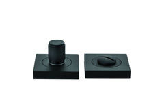 Privacy Turn Brunswick Concealed Fix Square Knurled Matt Black