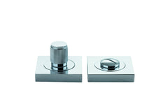 Privacy Turn Brunswick Concealed Fix Square Knurled Polished Chrome
