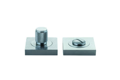 Privacy Turn Brunswick Concealed Fix Square Knurled Brushed Chrome