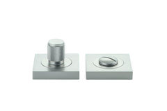 Privacy Turn Brunswick Concealed Fix Square Knurled Satin Nickel