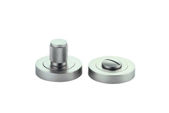 Privacy Turn Brunswick Concealed Fix Round Knurled Satin Nickel D52xP35mm